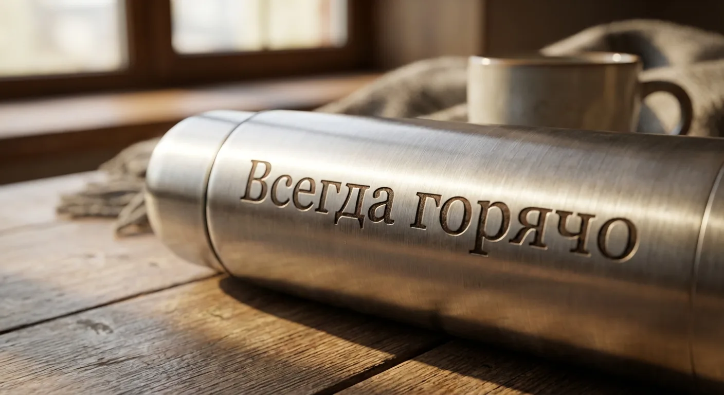 Что можно нанести на термос: идеи гравировки для подарка и себя