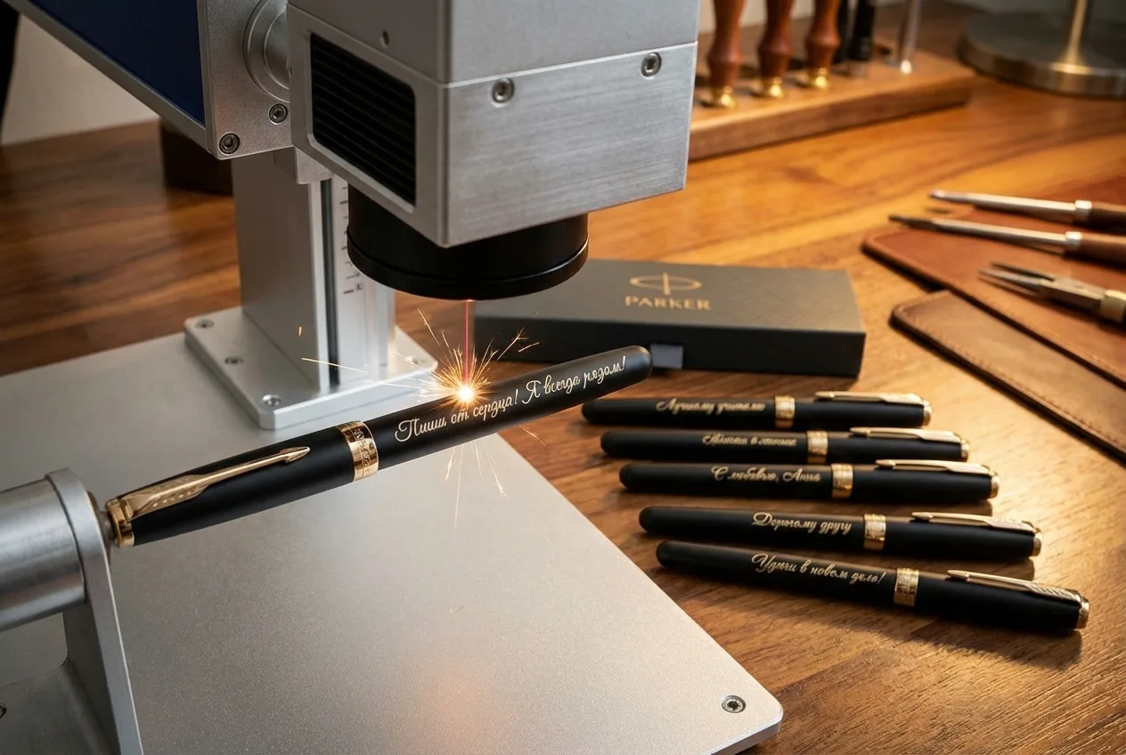 Лазерная гравировка на металле