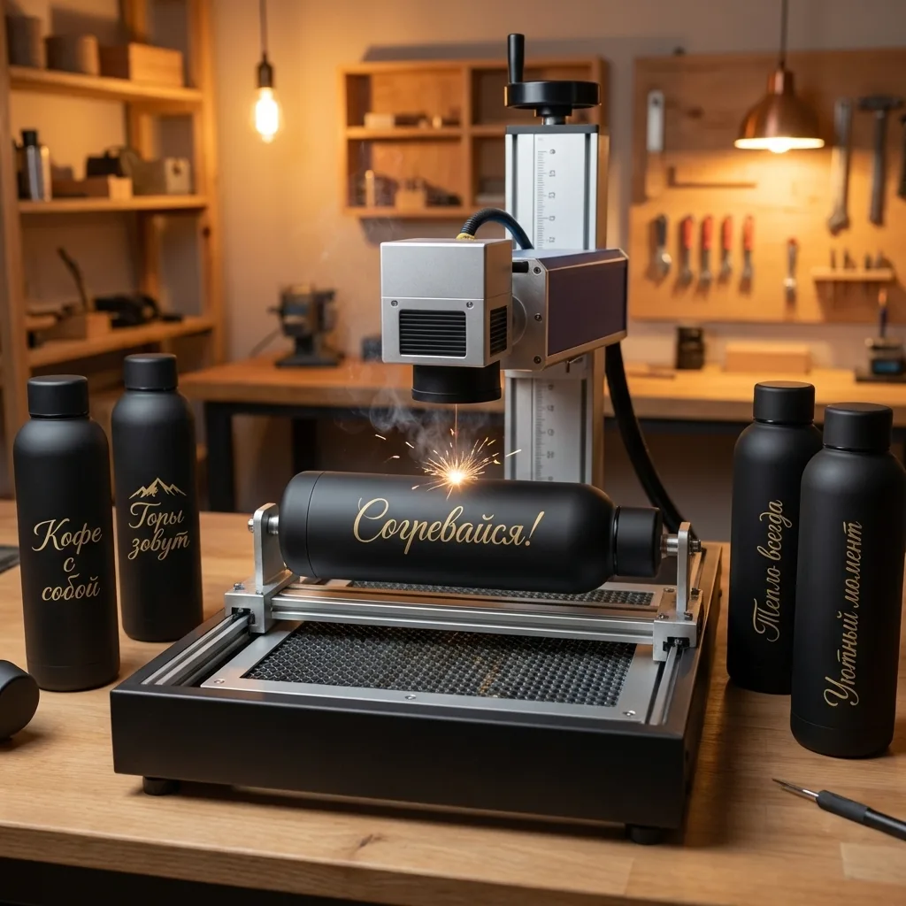 Лазерная гравировка на металле